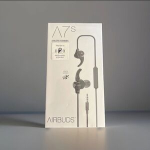 Airbuds A7s Athletic Earbuds, Brand New Sealed